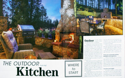 Mountain Living  – Outdoor Kitchens